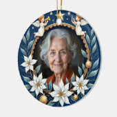 2 sided Memorial Christmas Heavenly Harmony  セラミックオーナメント (左)