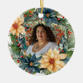 2 sided Memorial Christmas ornament セラミックオーナメント