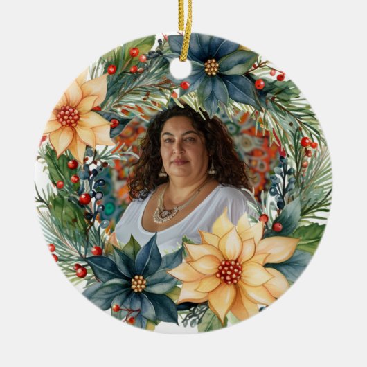 2 sided Memorial Christmas ornament セラミックオーナメント (正面)