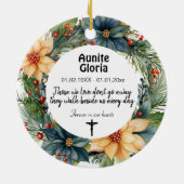 2 sided Memorial Christmas ornament セラミックオーナメント (裏面)