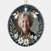 2 sided Memorial Christmas Starlight Tribute  セラミックオーナメント (左)