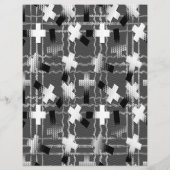 2-Sided Sown in Faith Grayscale Scrapbook Paper (裏面)