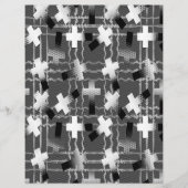 2-Sided Sown in Faith Grayscale Scrapbook Paper (正面)