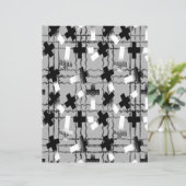 2-Sided Sown in Faith Lt Grayscale Scrapbook Page (スタンド正面)