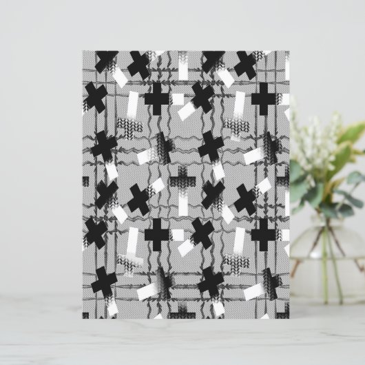 2-Sided Sown in Faith Lt Grayscale Scrapbook Page (スタンド正面)