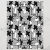 2-Sided Sown in Faith Lt Grayscale Scrapbook Page (正面)