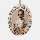 2 sided Twinkle Bear セラミックオーナメント (右)