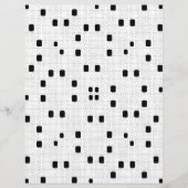 2-Sided W&B Textured Minimalism Scrapbook Page (正面)