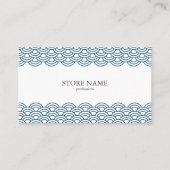 2 sides Blue Waves "Seigaiha" WAGARA 名刺 (正面)