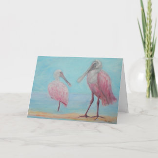 2 SPOONBILLSの挨拶状 カード