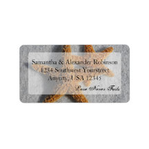 2 Starfish in the Sandビーチ結婚式