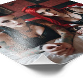 2 Tattooゴシックガールズオンベッド フォトプリント (角)