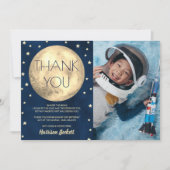 2 The Moon 2nd Birthday Photo サンキューカード (正面)