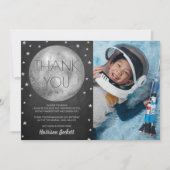 2 The Moon 2nd Birthday Photo サンキューカード (正面)