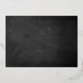 2 The Moon 2nd Birthday Photo 実在 箔招待状 (裏面)