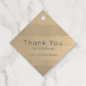 2 the Moon Boy 2nd Birthday Blue Thank You フェイバータグ (裏面)