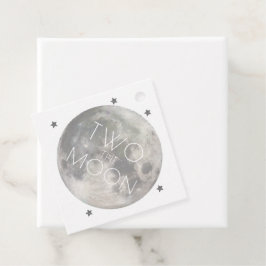 2 the Moon Boy 2nd Birthday Silver Thank You フェイバータグ