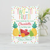 2-tii Fruit 2nd Birthday招待 招待状 (スタンド正面)