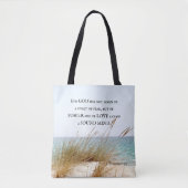 2 Timothy 1:7神は恐れの与え霊ではない。 トートバッグ (正面)