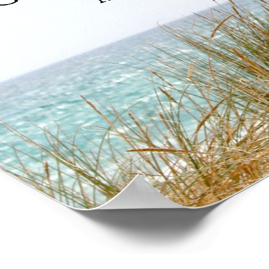 2 Timothy 1:7神は恐れの与え霊ではない。 ポスター (角)