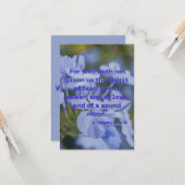 2 Timothy 1:7 KJVバイブル聖なる書物、 経典Pic Greeting カード (正面/裏面インサイチュ)