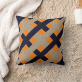 2 Tone 2サイド引き裂きカッコいい紙ストライプ クッション (ブランケット)