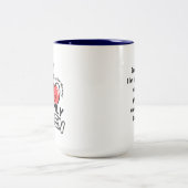 2-Tone Mug 15oz : My Only Queen (blue) ツートーンマグカップ (中央)