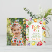 2-ttiの誕生日の写真サンキューカード 招待状 (スタンド正面)