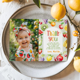 2-ttiの誕生日の写真サンキューカード 招待状