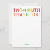 2-ttiフルーツフルーツフルーツ2ndかわいこちゃんありがとう 招待状 (正面)