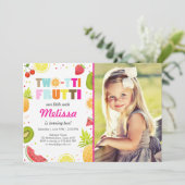 2-ttiフルーティパーティー招待状Tuttiフルーティ誕生日 招待状 (スタンド正面)