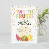 2-ttiフルーティパーティー招待状Tuttiフルーティ誕生日 招待状 (スタンド正面)