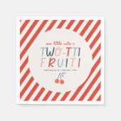 2-ttiフルーティ2nd誕生日パーティーかわいい スタンダードカクテルナプキン (正面)