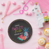 2-ttiフロッティ水カラー2nd誕生日パーティー ペーパープレート (パーティー)