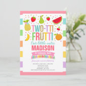 2-tti Fruttiパーティの招待状2nd Birthdayパーティー 招待状 (スタンド正面)