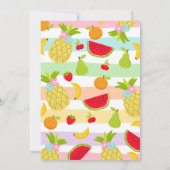 2-tti Fruttiパーティの招待状2nd Birthdayパーティー 招待状 (裏面)