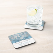 #2 Winter Wonderland結婚式の引き出物コースターセット(6) コースター (右側)