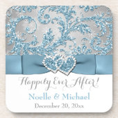 #2 Winter Wonderland結婚式の引き出物コースターセット(6) コースター (正面)
