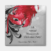 2"x2"は銀の仮装のマグネットレッドに有利 マグネット (正面)