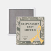 2"x2"パーティー好意マグネットアーミーACUカモフラージュ迷彩柄 マグネット (正面/裏面)