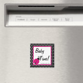 2"x2"マグネット好意ブラックスプリングタイムレディーバグ マグネット (インサイチュ (食洗機))