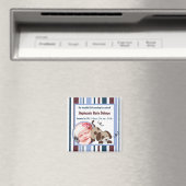 2"x2"告知マグネットLilリーグパピードッグ マグネット (インサイチュ (食洗機))