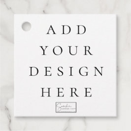 2"x2"正方形メッセージカード フェイバータグ