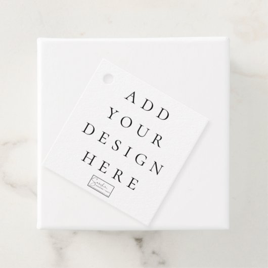 2"x2"正方形メッセージカード フェイバータグ (インサイチュ)
