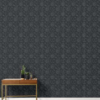 2' x 12' Damaskテクスチャードパターン（の模様が）あるビニール 壁紙