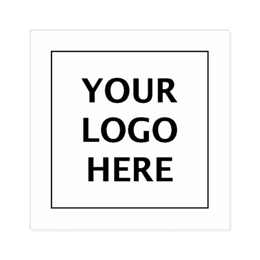 2" x 2"イメージ独自のロゴスタンパーを作成 ラバースタンプ (インプリント)