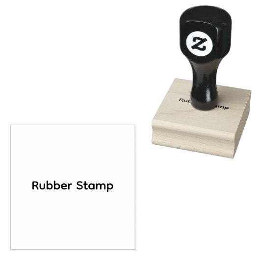 2" x 2"サイズの自分でインクを付けるスタンプ ラバースタンプ (押印)