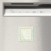 2"x 2" ダマスク・パリの発表用マグネット マグネット (インサイチュ (食洗機))