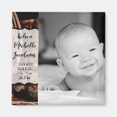 2'' x 2'' Birth Announce Magnet Cowboy Boots Barn マグネット (正面)