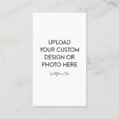 2" x 3.5" Small Card - Portrait 名刺 (裏面)